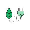 Plug vector icon sign symbol Royalty Free Stock Photo