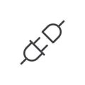 Plugin icon Thin outline art symbol