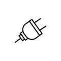 Plugin icon Thin line art isolated