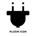 Plugin icon vector isolated on white background, logo concept of