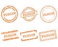 Plugin stamps Royalty Free Stock Photo