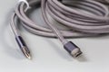 Plugs USB Type-C and micro-B on cables edges