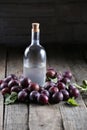 Plum brandy, Romanian tuica Royalty Free Stock Photo