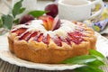 Plum cake. Royalty Free Stock Photo