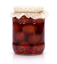 Plum compote Royalty Free Stock Photo