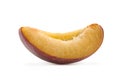 Plum fruit slice Royalty Free Stock Photo