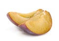 Plum fruit slice Royalty Free Stock Photo