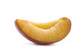 Plum fruit slice Royalty Free Stock Photo