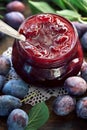 Plum jam Royalty Free Stock Photo