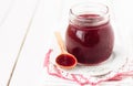 Plum Jam Made in Slow Cooker (Crock Pot, Multicooker) Royalty Free Stock Photo