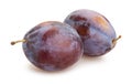 plum path isolated Royalty Free Stock Photo