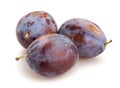 plum path isolated Royalty Free Stock Photo