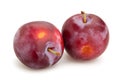 Plum path isolated Royalty Free Stock Photo