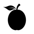 Plum vector icon