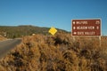 Plumas National Forest Navigation Sign Royalty Free Stock Photo