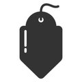 plumb bob glyph icon