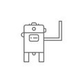 Plumber, boiler icon. Element of plumber icon. Thin line icon for website design and development, app development. Premium icon