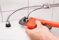 Plumber Fixing Household Fixture