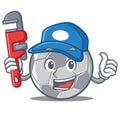 Plumber football character cartoon style