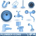 Plumber icons