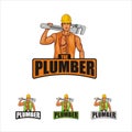 Plumber logo template