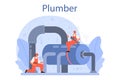 Plumber. Plumbing service, professional repair and cleaning