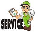 Plumber and service