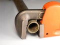 Plumbers Pipe Wrench Royalty Free Stock Photo