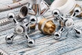 Plumbing and accessories Royalty Free Stock Photo