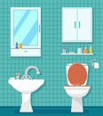 Plumbing icons for bathroom