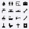 Plumbing Icons.