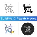 Plumbing installation icon