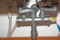 Plumbing installation kitchen sink repair