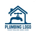 Plumbing logo template, easy to customize