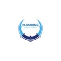 Plumbing logo vector template illustration icon design Royalty Free Stock Photo