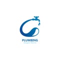 Plumbing logo vector template illustration icon design Royalty Free Stock Photo