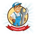 Plumbing service. Plumber cartoon design. graphic