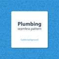 Plumbing services concept backdrop Royalty Free Stock Photo