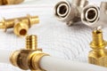 Plumbing supplies Royalty Free Stock Photo