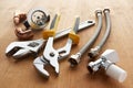 Plumbing tools and materials Royalty Free Stock Photo