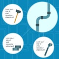 Plumbing Vector illustration