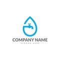 Water logo template Royalty Free Stock Photo