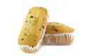 Plumcake with chocolate chips Royalty Free Stock Photo