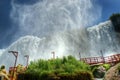 Plumes of mist at Niagara Falls