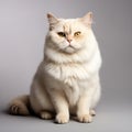Plump Perfection: The Charming Colorpoint Cat