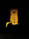 Plumtree Church at night