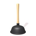 Plunger 3d illustration