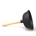 Plunger 3d illustration