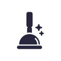 plunger icon illustration. Vector illustration decorative design Royalty Free Stock Photo