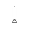 plunger icon Royalty Free Stock Photo